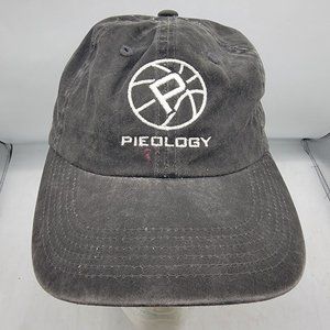 Pieology Hat Adult Adjustable Comfort Black Logo Baseball Cap Employee Uniform